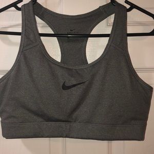 NIKE grey sports bra